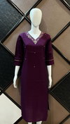 FF Roman Silk Straight Cut Designer Kurtis Catalog